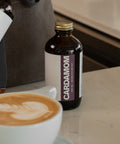 Bottle of Pax & Beneficia Sugar-Free Cardamom syrup