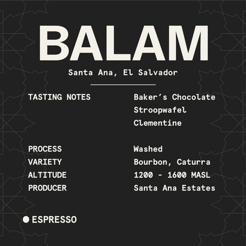 Balam - For Espresso